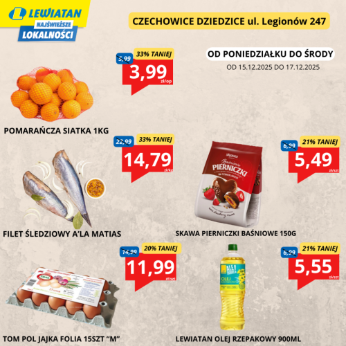 promocje CZECHOWICE 15.12 POST