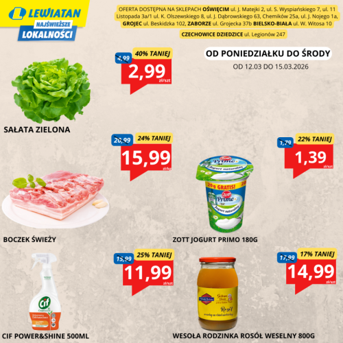 promocje SKLEPY 12,03 POST