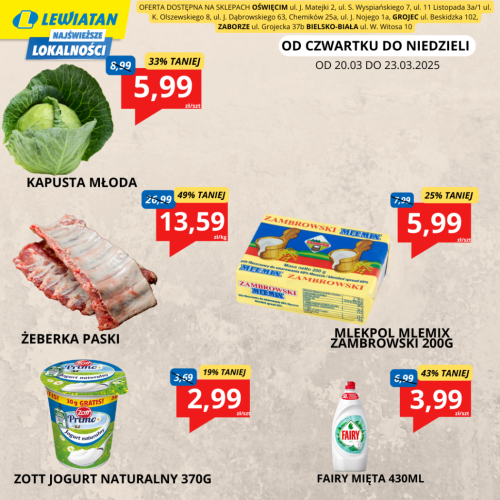 promocje SKLEPY 20,03 POST