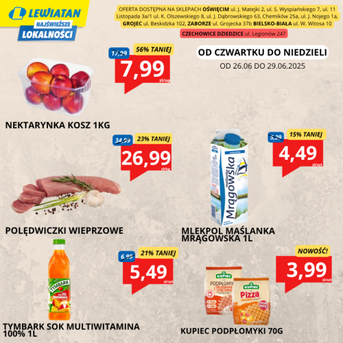 promocje SKLEPY 26.06 POST
